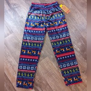 North 15 Youth Girl's Holiday Lounge Pants NWT - 10/12